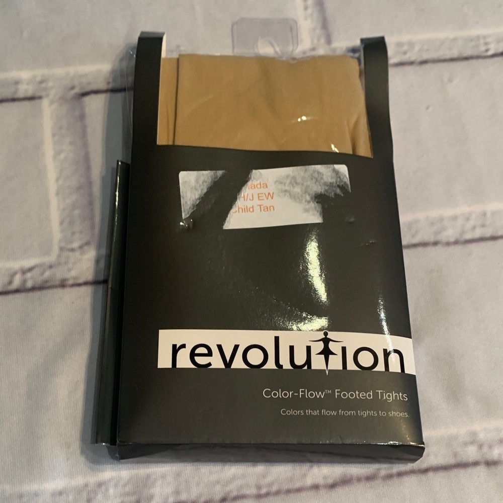 Revolution Footed Tights in Tan